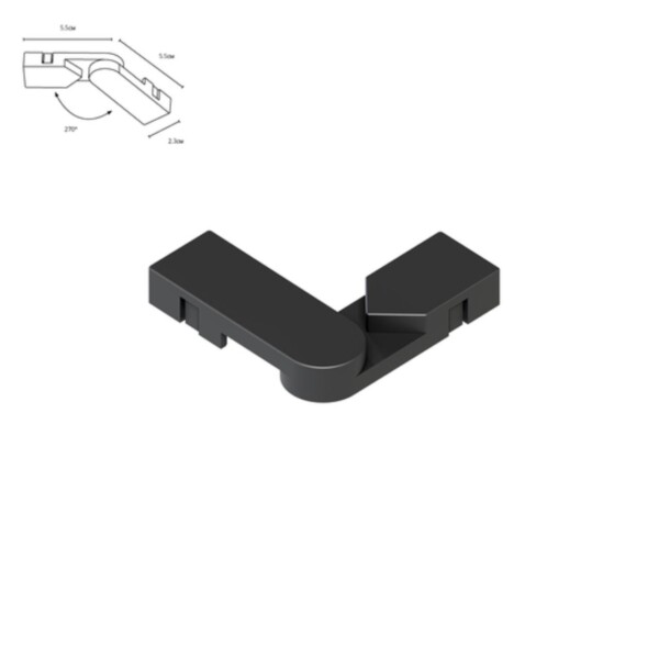 A613806R КОННЕКТОР С ИЗМЕНЯЕМЫМ УГЛОМ ДЛЯ ШИНОПРОВОДА (ТРЕКА) RAPID