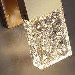 4364/5WL HIGHTECH ODL23 433 матовое золото/металл/стекло Настенный св-к IP20 LED 10W 612Лм 3000K RICCI — изображение 4