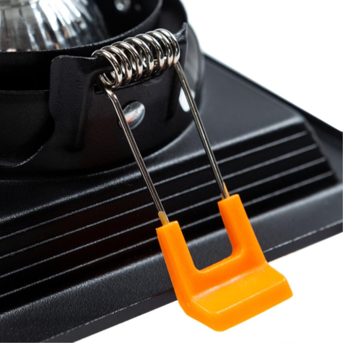 A6661PL-1BK Светильник потолочный встраиваемый CANIS для MR16 130x130x45мм черный IP20 монтаж 102x102мм — изображение 5