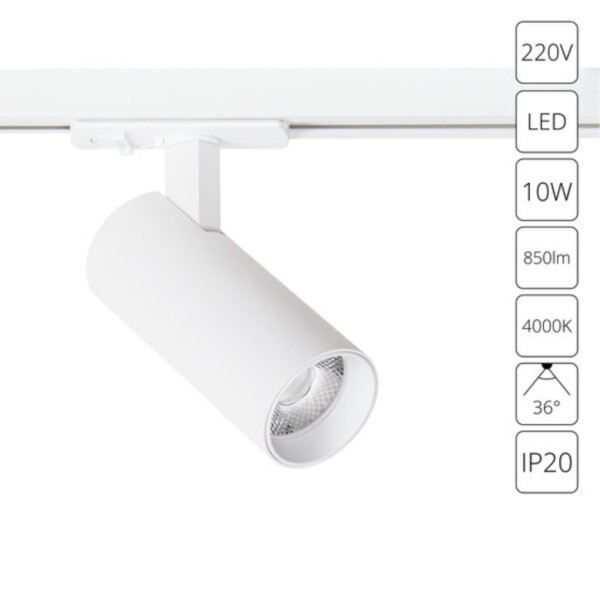 A1945PL-1WH СВЕТИЛЬНИК ПОТОЛОЧНЫЙ BENE 220В 10Вт 850Лм 4000К 90+ 36°