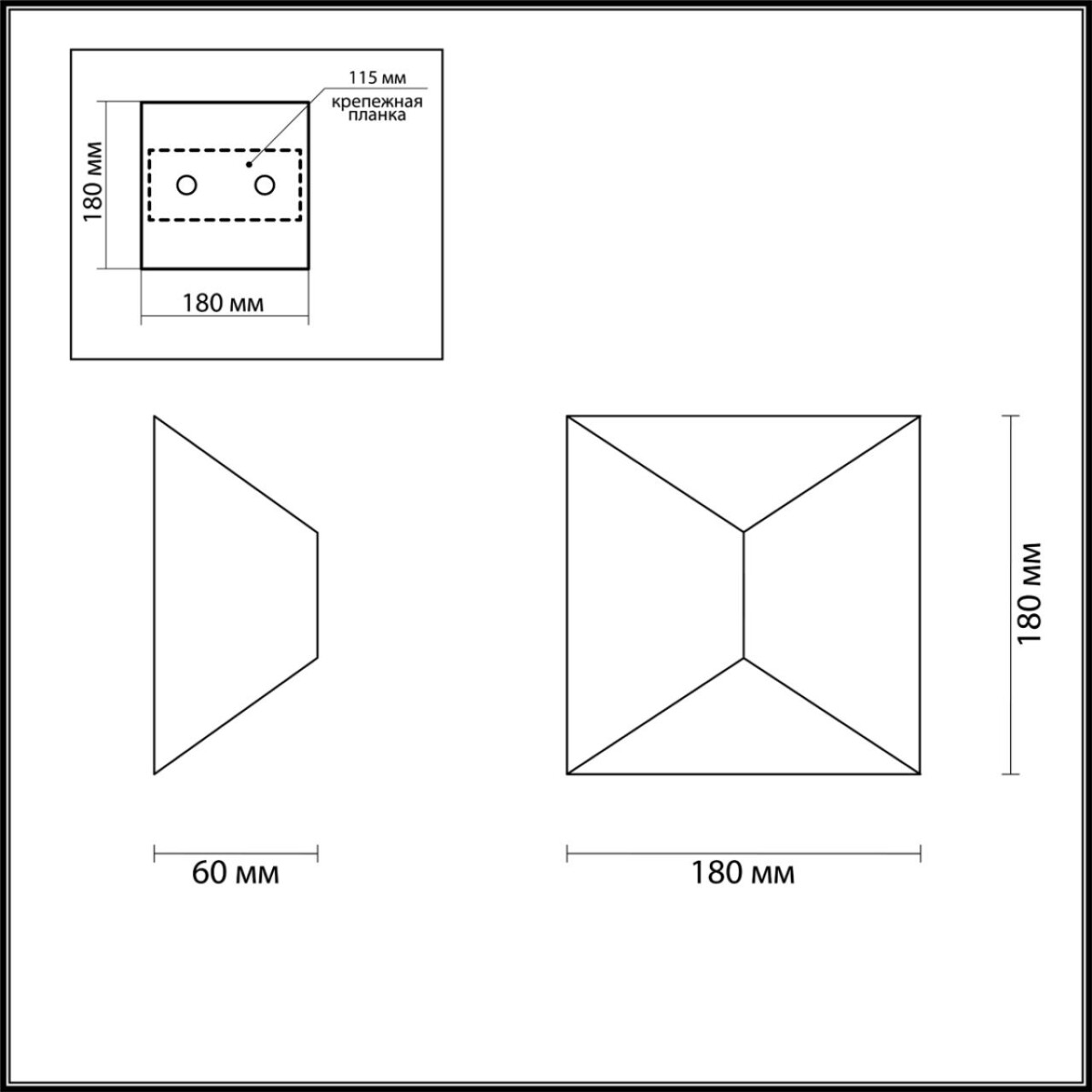 3909/10WL HIGHTECH ODL20 501 белый/металл Настенный светильник LED 3500K 120° 10W 220V IP65 TIBRO — изображение 2