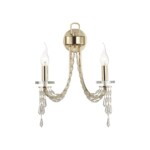 5063/2W CLASSIC ODL24 625 золото/прозрачный/металл/хрусталь Бра E14 2*40W CAPEL — изображение 2