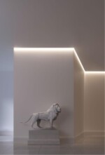 A680206 Теневой профиль GAP для натяжного потолка, декоративная вставка в комплекте, 2 метра, черный — изображение 4