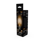 103801111 Лампа Gauss LED Filament Свеча E14 11W 720lm 2700К 1/10/50 — изображение 4
