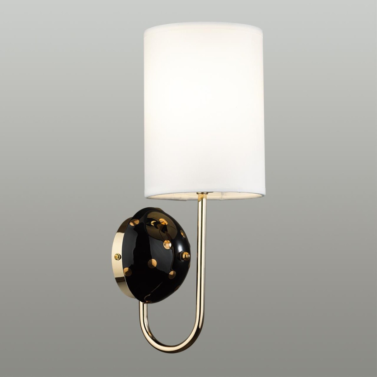 5424/1W MODERN ODL_EX24 000 золотой/черный/белый/металл/керамика/ткань Бра E14 1*40W POLLEN — изображение 5