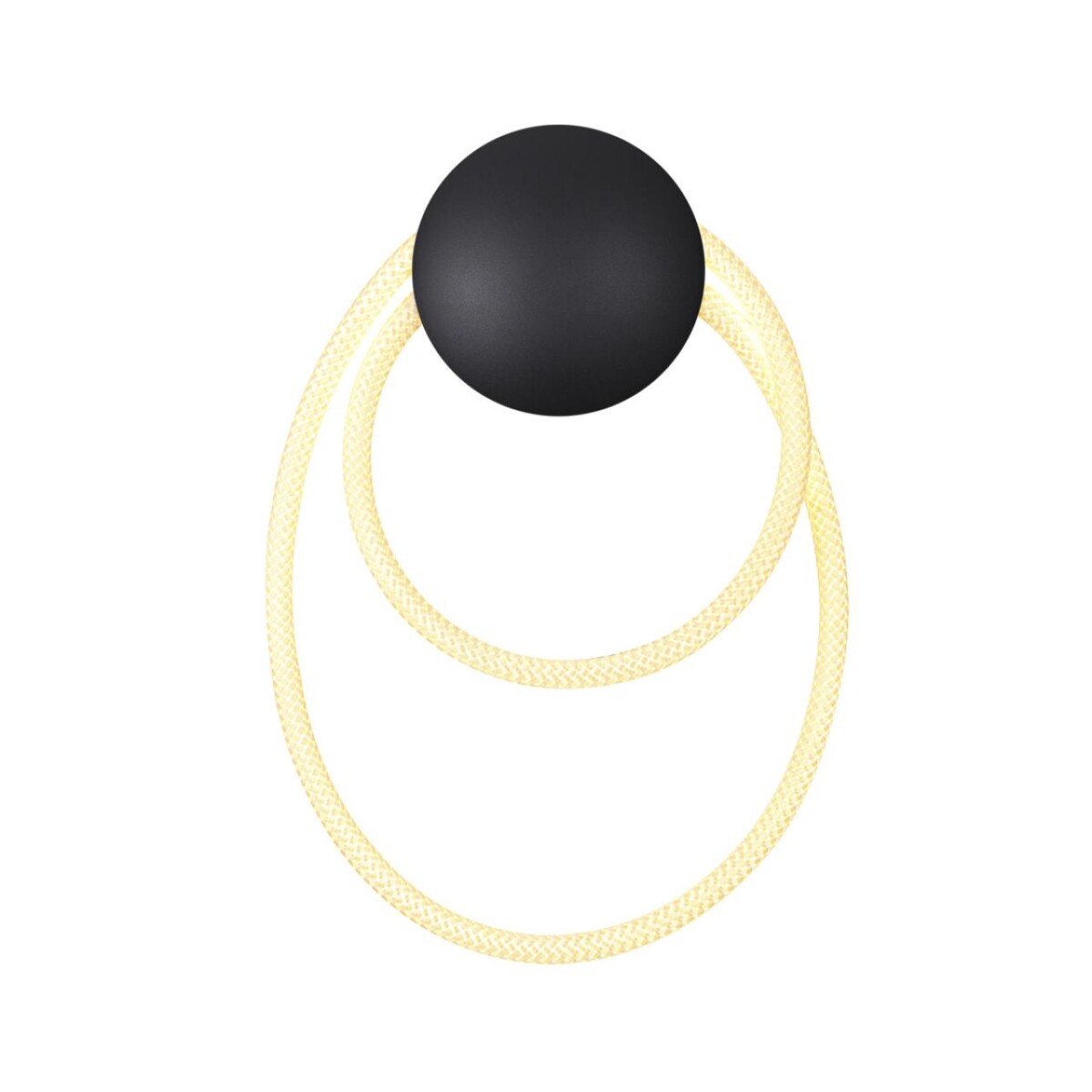 4398/20WL HIGHTECH ODL23 000 черный/металл/канат Настенный св-к IP20 LED 20W 3000K CORDA — изображение 3