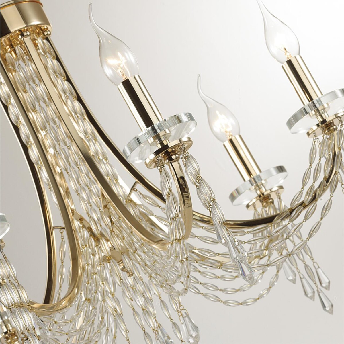 5063/6 CLASSIC ODL24 625 золото/прозрачный/металл/хрусталь Люстра E14 6*40W CAPEL — изображение 5