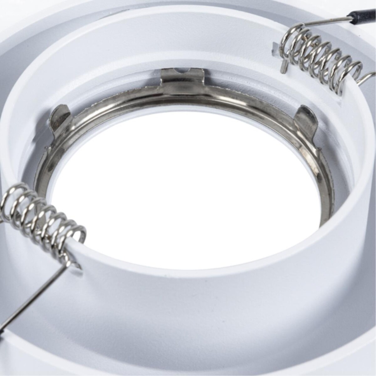 A6665PL-1WH Светильник потолочный встраиваемый HEZE для MR16 Ø98x32мм белый IP20 монтаж Ø76мм — изображение 4