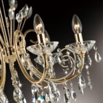 4977/6 HALL ODL23 627 золотой/хрусталь Люстра E14 6*40W VERSIA — изображение 5