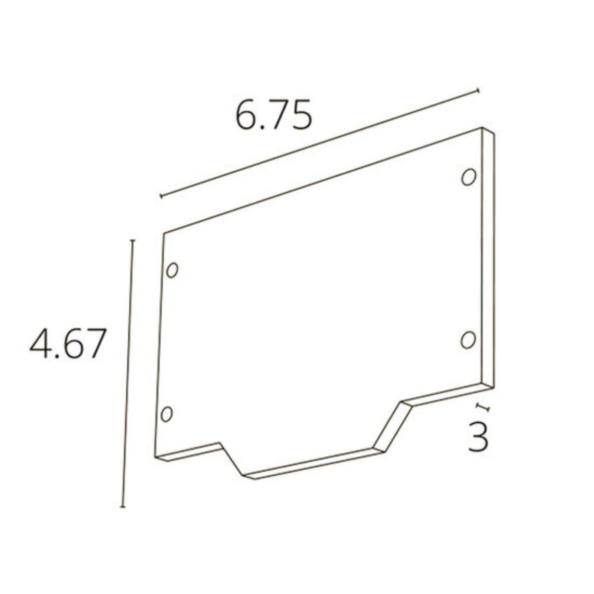 A483206E ЗАГЛУШКА ВНЕШНЯЯ ДЛЯ МАГНИТНОГО ШИНОПРОВОДА LINEA A473206, В КОМПЛЕКТЕ 2 ШТ — изображение 2