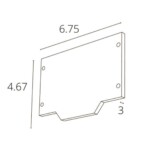 A483206E ЗАГЛУШКА ВНЕШНЯЯ ДЛЯ МАГНИТНОГО ШИНОПРОВОДА LINEA A473206, В КОМПЛЕКТЕ 2 ШТ — изображение 2