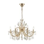 4977/6 HALL ODL23 627 золотой/хрусталь Люстра E14 6*40W VERSIA — изображение 3
