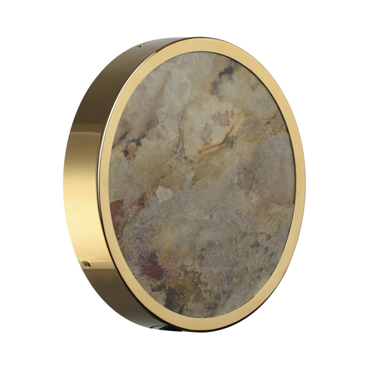 5079/24L L-VISION ODL24 209 зол./серо-беж./металл/натур.камень/акрил Настенный светильник с переключ.цветов.темпер. LED 24W 3000К/4000K/6000K BERGI — изображение 5