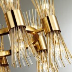 4839/2W HALL ODL21 420 золото/металл/стекло Бра E14 2*40W ORTA — изображение 5