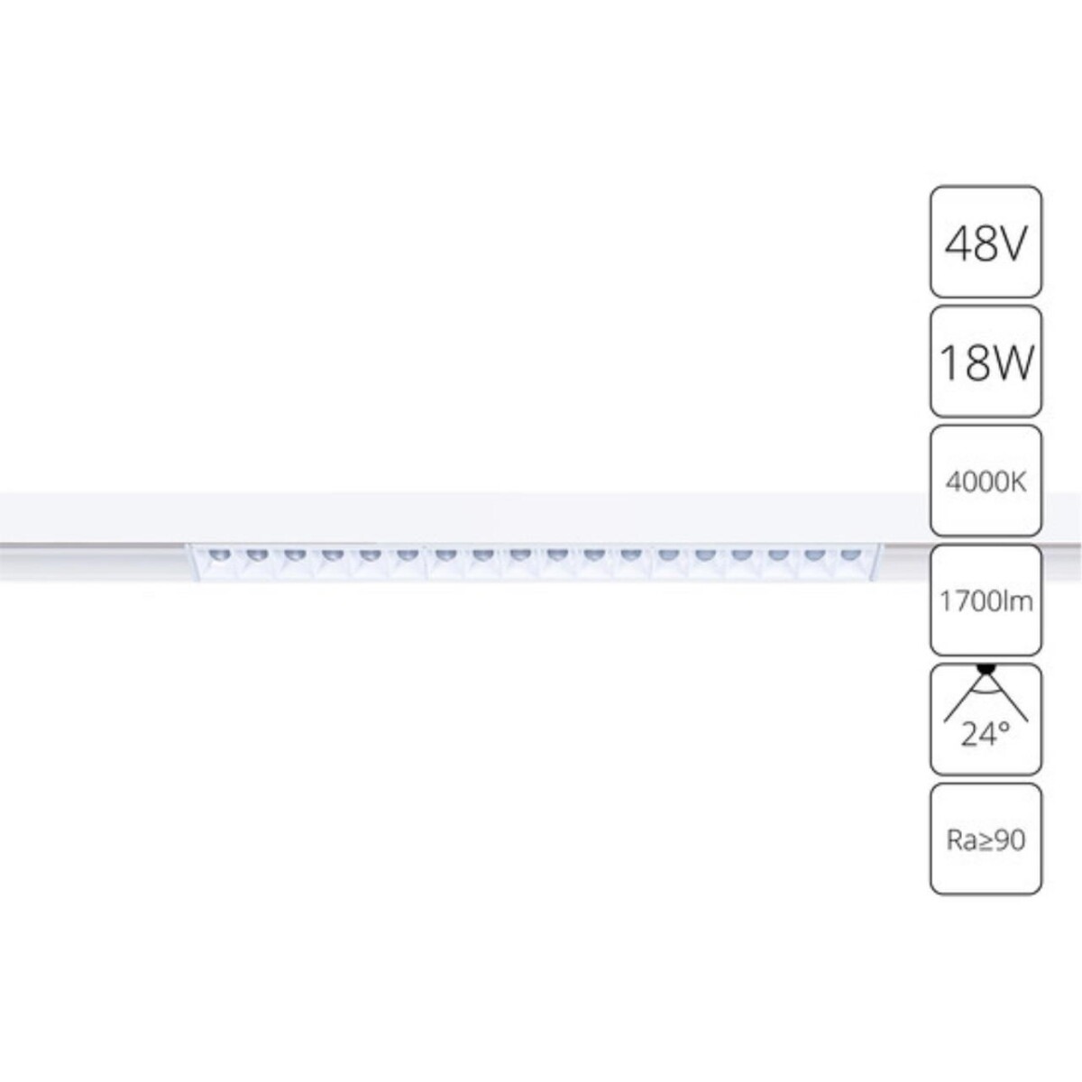 A4665PL-1WH СВЕТИЛЬНИК ПОТОЛОЧНЫЙ LINEA 48В 18Вт 1700Лм 4000К 90+ 24° — изображение 1