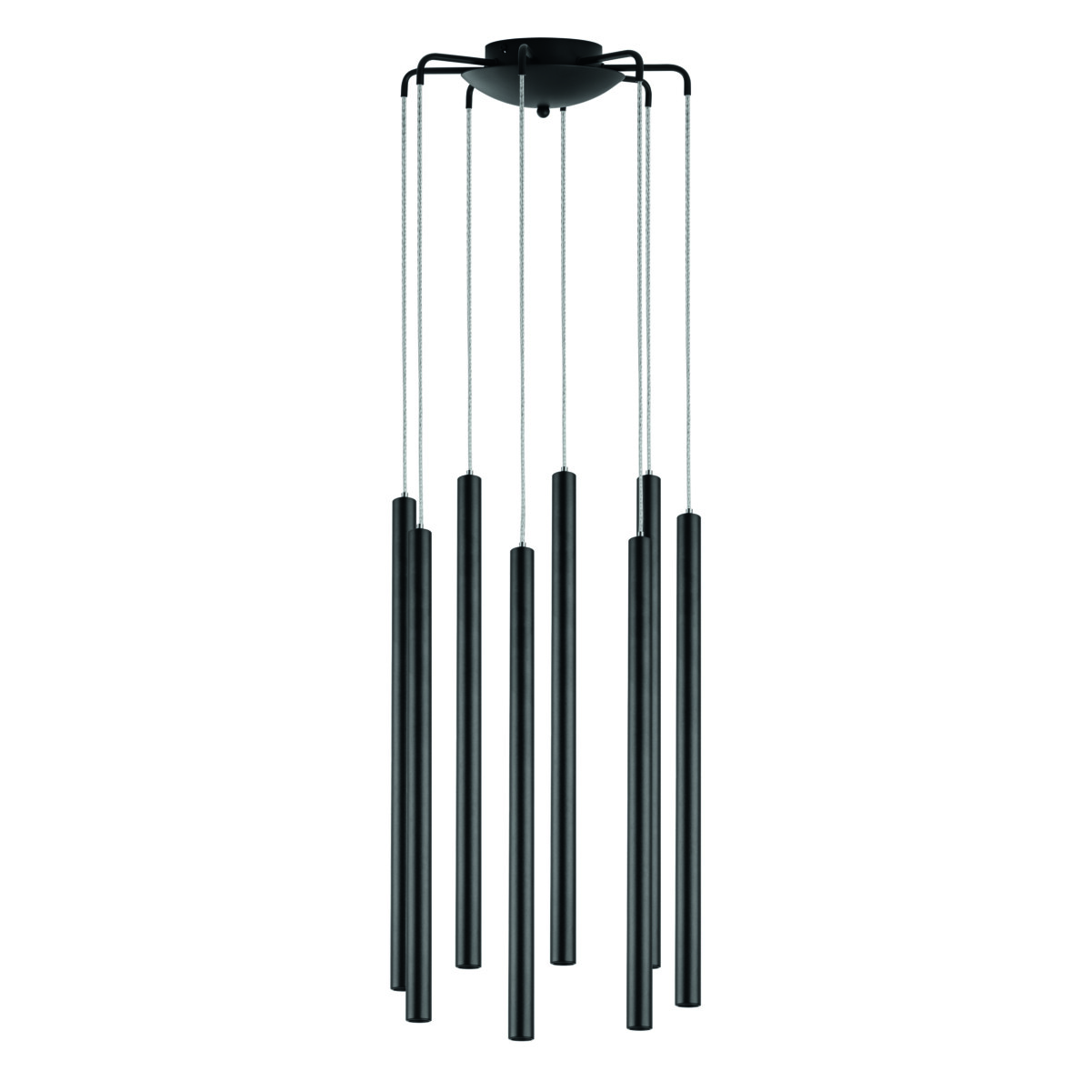 L8T747237 Люстра TUBO LED 40W 2400LM 25G ЧЕРНЫЙ 3000K (574737+747237 (8шт) — изображение 1