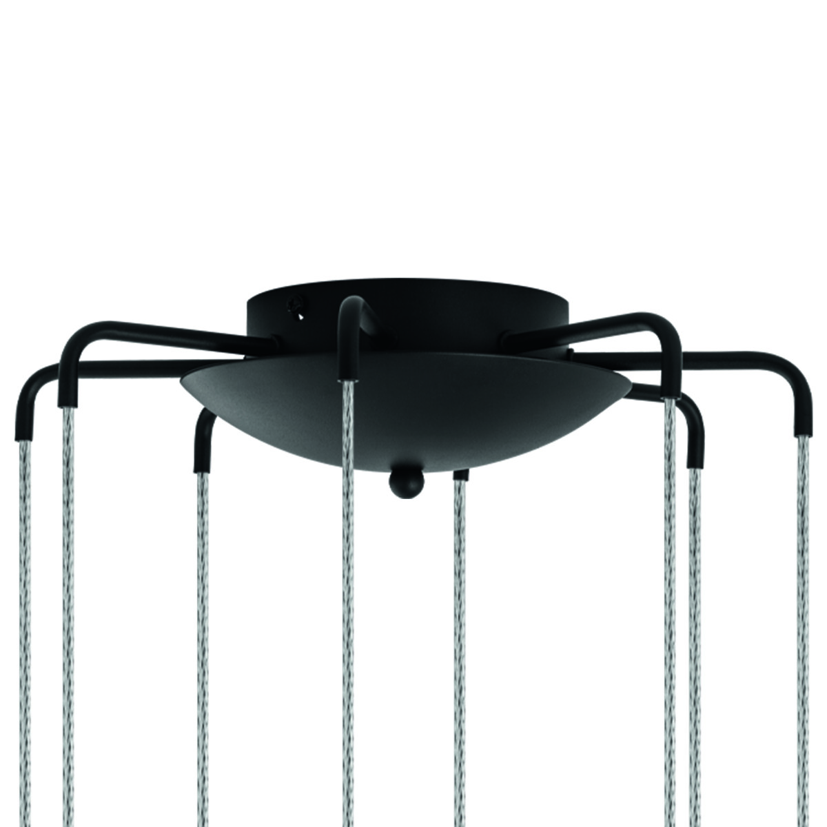 L8T747237 Люстра TUBO LED 40W 2400LM 25G ЧЕРНЫЙ 3000K (574737+747237 (8шт) — изображение 2