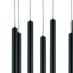 L8T747237 Люстра TUBO LED 40W 2400LM 25G ЧЕРНЫЙ 3000K (574737+747237 (8шт) — изображение 4