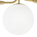 815553 Люстра CROCO 5х5W (led) G9 ЗОЛОТО/БЕЛЫЙ — изображение 5