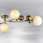 815553 Люстра CROCO 5х5W (led) G9 ЗОЛОТО/БЕЛЫЙ — изображение 9