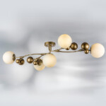 815553 Люстра CROCO 5х5W (led) G9 ЗОЛОТО/БЕЛЫЙ — изображение 10