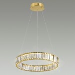 5015/30L L-VISION ODL23 587 золотой/прозрачный металл/хрусталь Люстра LED 30W 4000K 3000Лм VEKIA — изображение 4