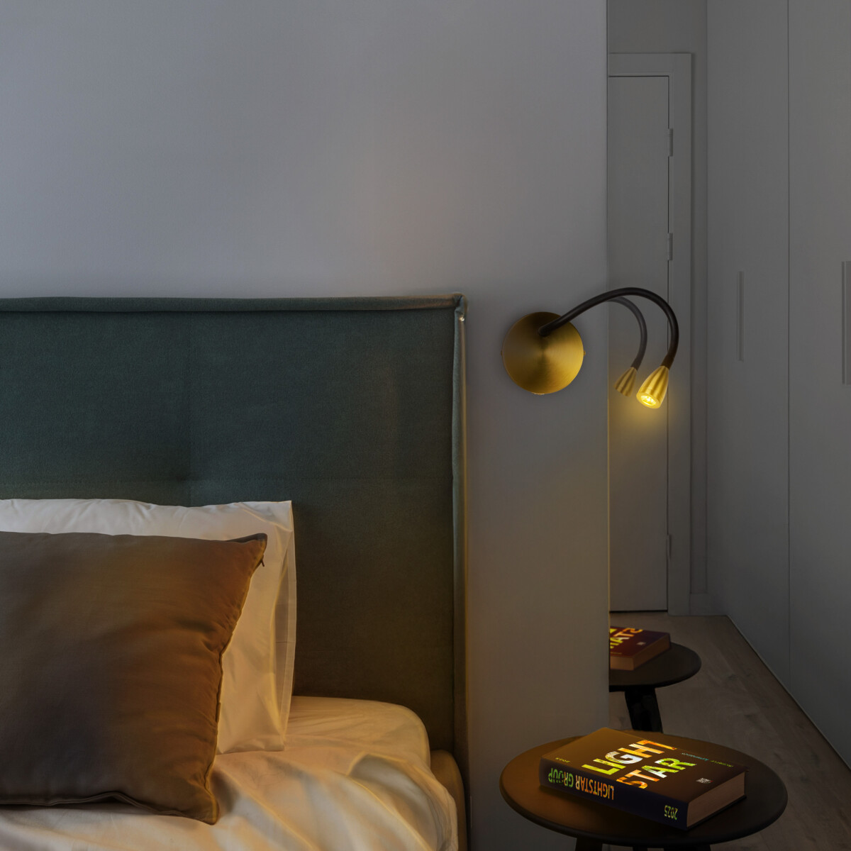 808631 Бра MURO III COB LED 3W 200LM 30G ЛАТУНЬ 3000K — изображение 2