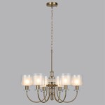 5088/6 CLASSIC ODL25 635 античная бронза/стекло Люстра E14 6*40W SAGA — изображение 4