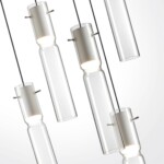 5058/25LB PENDANT ODL24 385 белый/прозрачный/металл/стекло Люстра каскадная LED 5*5W 3000K SCROW — изображение 3