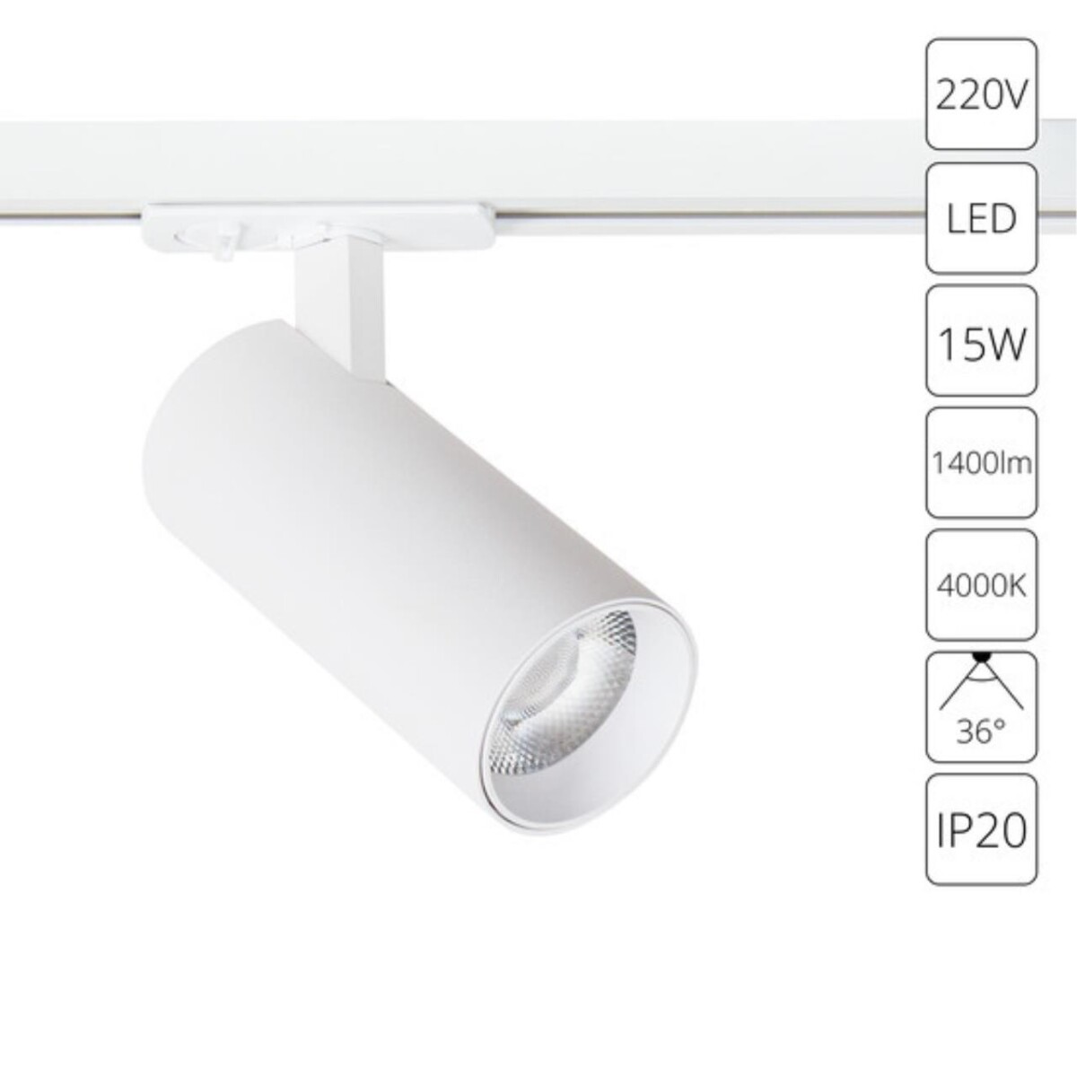 6179ba5b5e2c856372eb2bbb3c30172d A1946PL-1WH СВЕТИЛЬНИК ПОТОЛОЧНЫЙ BENE 220В 15Вт 1400Лм 4000К 90+ 36° — изображение 1