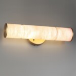 6674/12WL L-VISION ODL24 198 Настенный светильник латунь/металл/алебастр IP20 LED 12W 540Лм 3000K/4000K MARBELLA — изображение 3