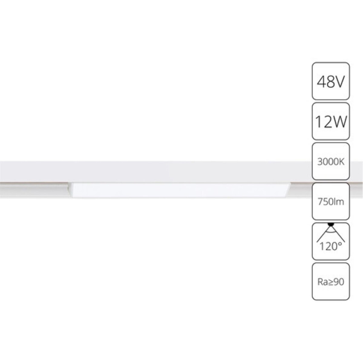 A4642PL-1WH СВЕТИЛЬНИК ПОТОЛОЧНЫЙ LINEA 48В 12Вт 750Лм 3000К 90+ 120° — изображение 1
