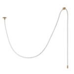 4399/40CL HIGHTECH ODL23 301 ант.бронза/металл/канат Потолочный св-к встраиваемый (2 крепления и крючок в комплекте) IP20 LED 40W 1580Лм 3000K CORDA — изображение 6