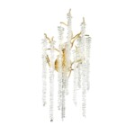 5005/3W HALL ODL23 617 золотой/прозрачный металл/хрусталь Бра G9 3*40W BANCHE — изображение 4