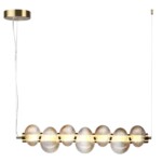 5095/24L L-VISION ODL25 359 латунный/янтарный градиент/металл/стекло Подвес линейный LED 24W 4000K 2686Лм BRUCO — изображение 3