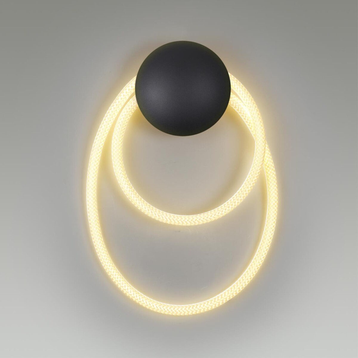 4398/20WL HIGHTECH ODL23 000 черный/металл/канат Настенный св-к IP20 LED 20W 3000K CORDA — изображение 4