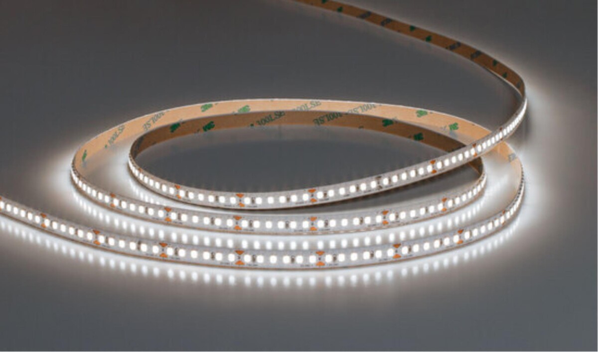 A2418008-02-4K Светодиодная лента 24В 14,4Вт/м 1350Лм/м 4000К 90+ 8мм SMD2835 180шт/м 5м IP20 — изображение 4