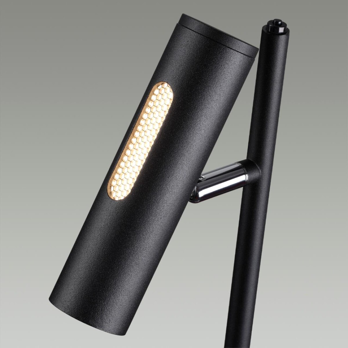 6643/5FL HIGHTECH ODL24 303 черный/металл/акрил Напольный светильник (выкл. и диммер на корпусе) IP20 LED 6W 3000K 220V MALI — изображение 6