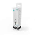 34128 Лампа Gauss Elementary Свеча на ветру 8W 540lm 4100K Е14 LED 1/10/50 — изображение 3