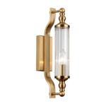 4943/1W DROPS ODL22 507 бронзовый/прозрачный/стекло Настенный светильник с выкл. E14 1*40W IP44 TOLERO — изображение 3