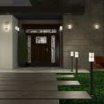 370776 STREET NT21 666 Светильник ландшафтный IP54 E27 18W 220-240V ZEBRA