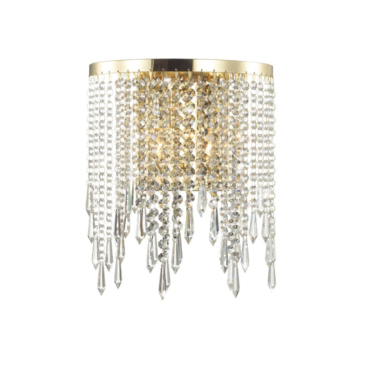 5028/2W MODERN ODL23 621 золотой/прозрачный металл/хрусталь Бра E14 2*40W CHOKKA — изображение 2