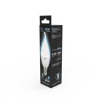 104101207 Лампа Gauss LED Свеча на ветру E14 6.5W 550lm 4100K 1/10/50 — изображение 4