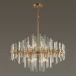 4988/12 HALL ODL22 641 золотой/стекло Люстра E14 12*40W STIKA — изображение 4
