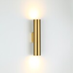 3833/2WA HIGHTECH ODL20 445 золотистый/металл Настенный светильник E27, LED max 7W 220V DARIO — изображение 3