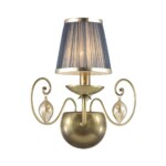 3921/1W CLASSIC ODL18 648 бронза/ткань/стекло Бра IP20 E14 40W 220V NIAGARA — изображение 3