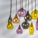 803125 Подвес PENTOLA 12x25W G9 хром/янтарь/дымчатый/оливковый/сливовый — изображение 10