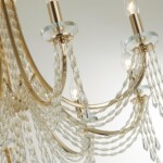 5063/8 CLASSIC ODL24 625 золото/прозрачный/металл/хрусталь Люстра E14 8*40W CAPEL — изображение 5