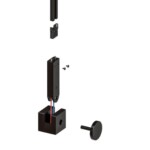 A615006H СТЕНОВОЕ КРЕПЛЕНИЕ ДЛЯ ПОДВЕСНОГО МОНТАЖА ШИНОПРОВОДА (ТРЕКА) RAPID — изображение 4