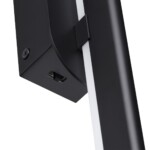 3890/36WLP L-VISION ODL20 311 черный/металл Настенный светильник LED 3000/3800/4800K (перекл. ч/з тумблер) 33W 220V RUDY — изображение 4